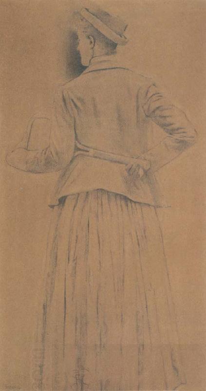Fernand Khnopff Study For Memories oil painting picture